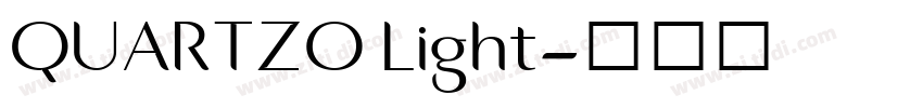 QUARTZO Light字体转换 QUARTZO Light字体转换